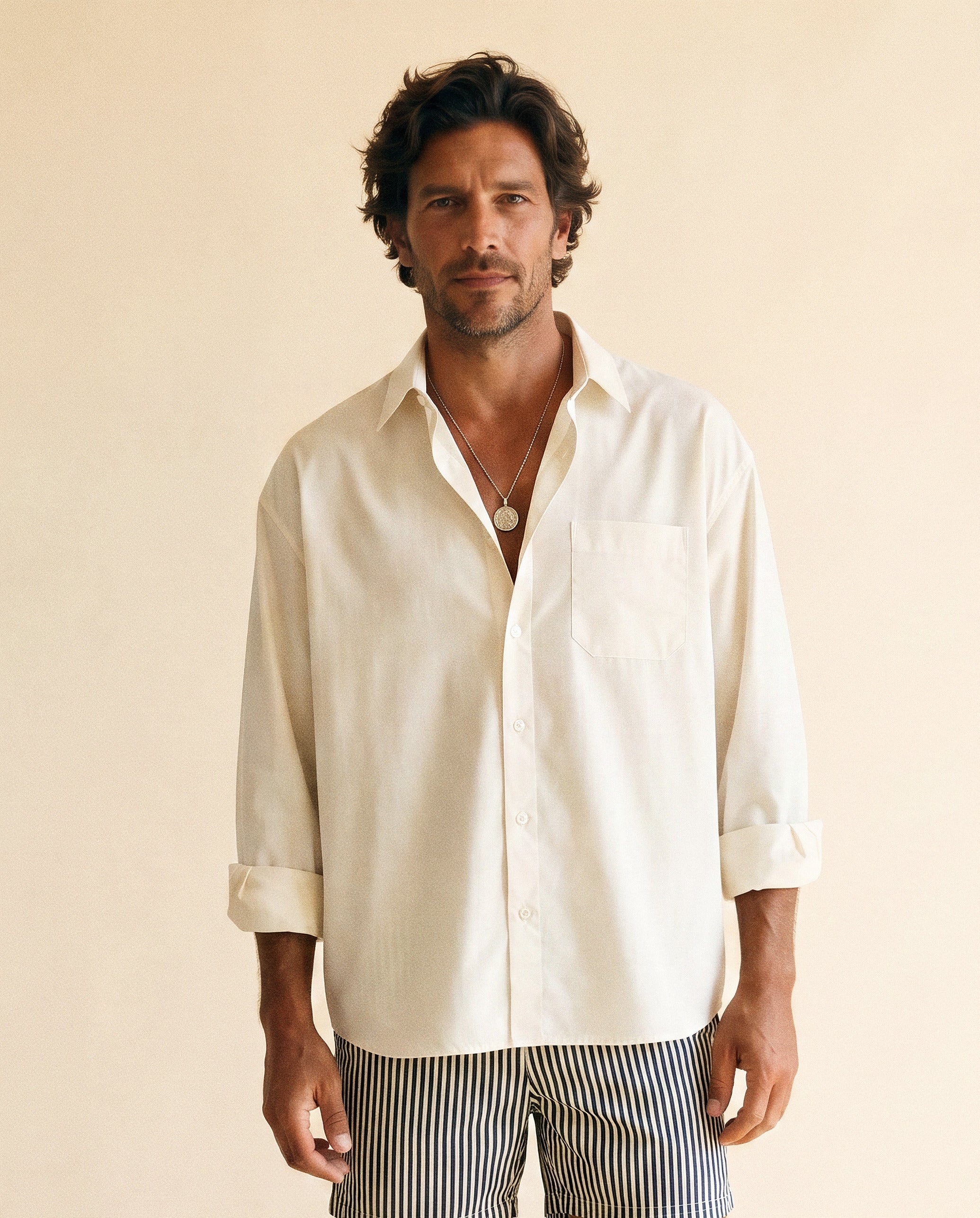 El Campo Llama — Camisa color tierra