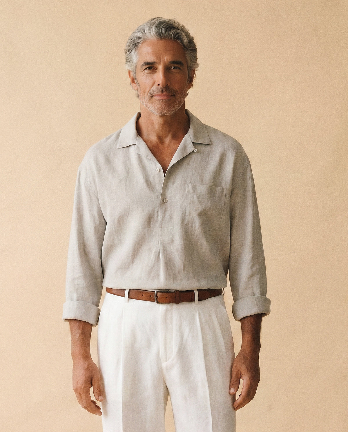 La Sobremesa — Camisa popover de lino