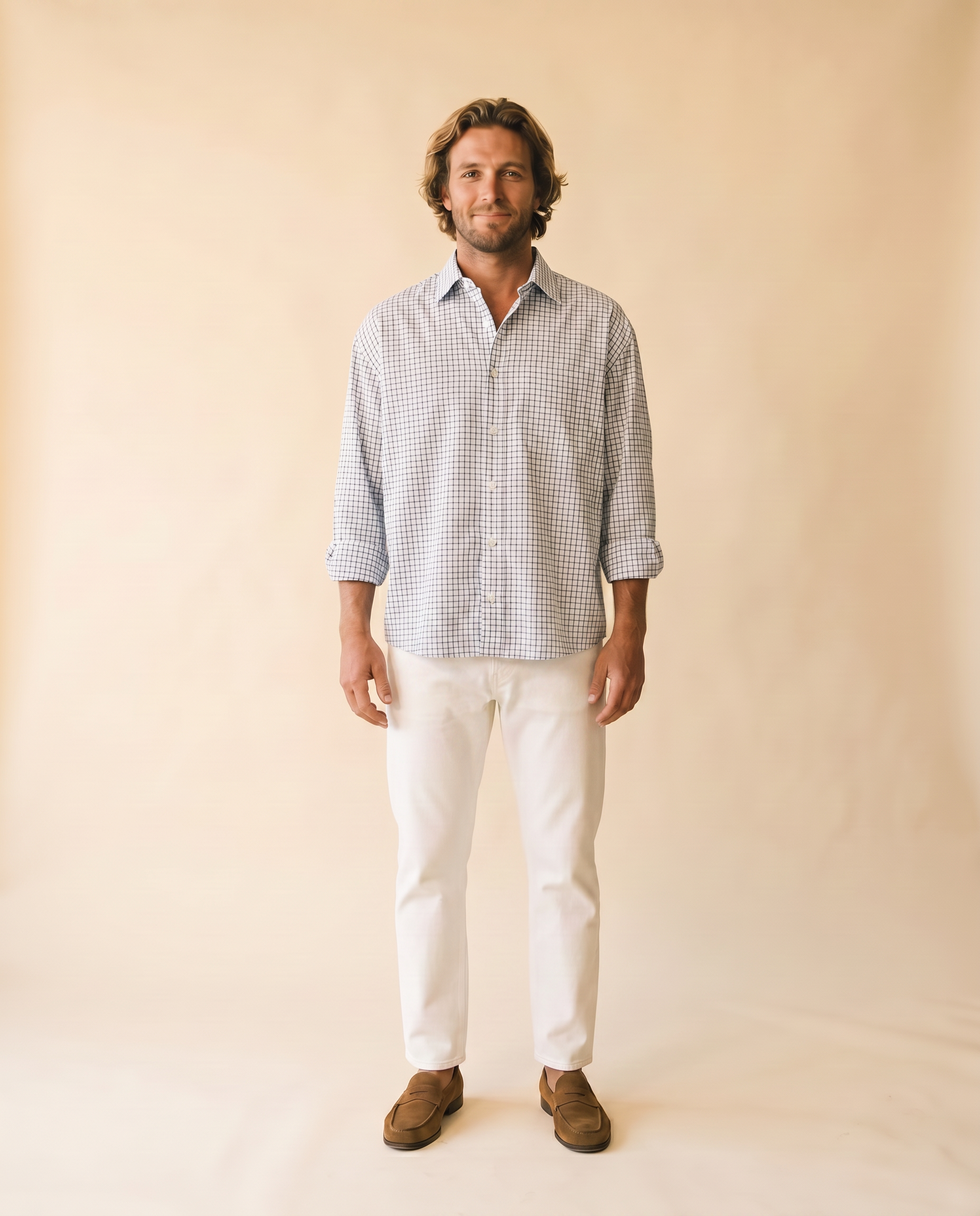 La del Domingo camisa navy - frontal